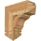 Ekena Millwork Olympic Arts & Crafts Rough Sawn Bracket, Western Red Cedar, 6"W x 18"D x 18"H BKT06X18X18OLY03RWR - alternate 1